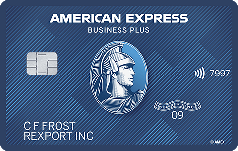 American Express Blue Business Plus 官方卡面