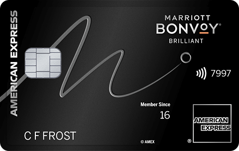 American Express Marriott Bonvoy Brilliant 官方卡面