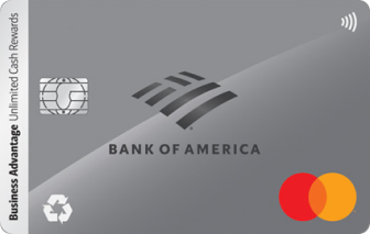 Bank of America Business Advantage Unlimited Cash Rewards 官方卡面