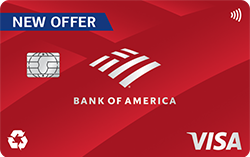 Bank of America Customized Cash Rewards Secured 官方卡面