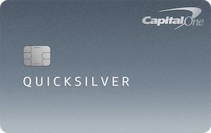 Capital One Quicksilver 官方卡面