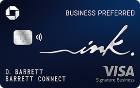 Chase Ink Business Preferred 官方卡面