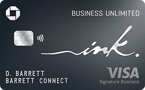 Chase Ink Business Unlimited 官方卡面